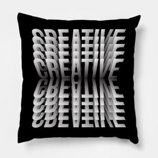 Be creative typography design Pillow