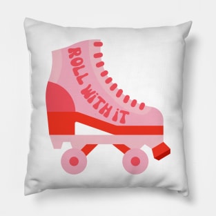 Roll With It Roller Skate Pillow