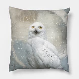 Arctic Owl 01 Pillow