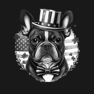 French Bulldog 4th of July T-Shirt