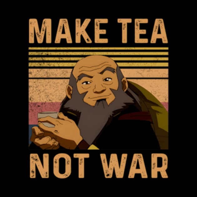 Make Tea Not War Peaceful Samurai Tea Drinker by jasper-cambridge