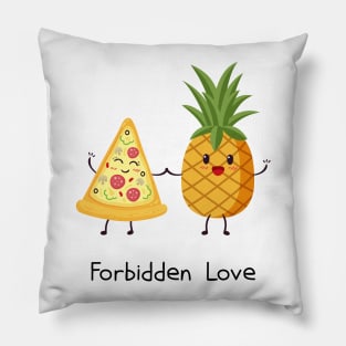 Cuteastrophe - kawaii - Pineapple-Pizza forbidden love Pillow