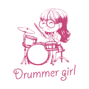 Drummer girl T-Shirt