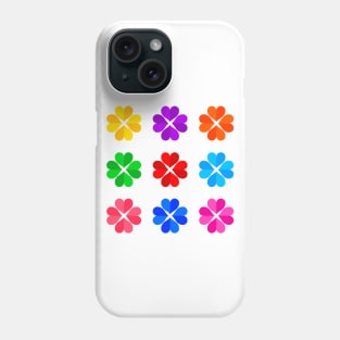 Colorful Lucky Clovers Pack Phone Case