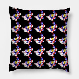 Oxytocin Molecule Chemistry Pillow