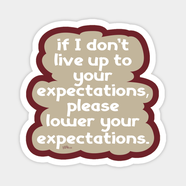 Expectations Magnet by NN Tease