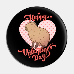 Happy valentines day capybaras Pin