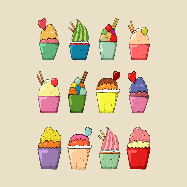 "Forget art. Put your trust in ice cream" by mpdesign