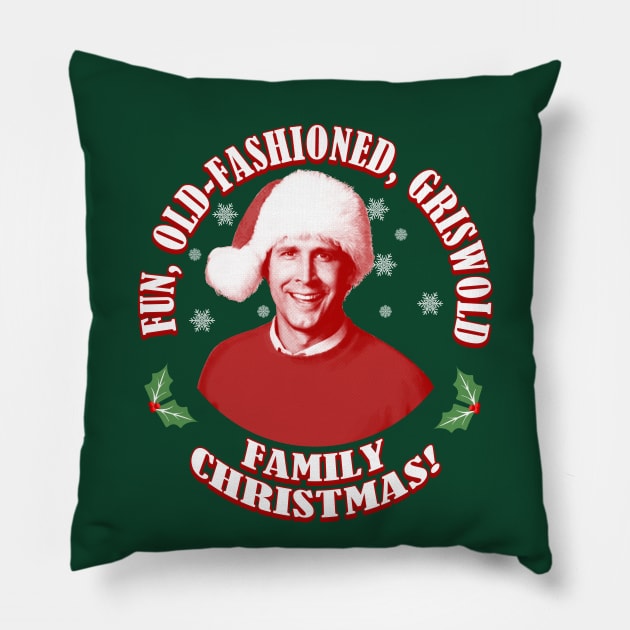 christmas vacation griswold family Pillow by OniSide