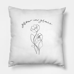 Grow in Grace Pillow