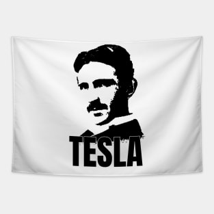 Nikola Tesla Portrait Tapestry