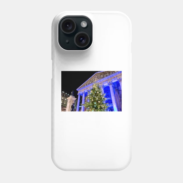 Royal Exchange At Christmas Phone Case by GrahamPrentice