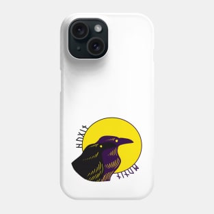 Huginn & Muninn, Odin's Ravens Phone Case