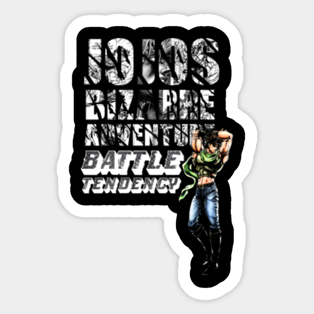Jojo S Bizarre Adventure Battle Tendency Joseph Joestar Manga Jojo Sticker Teepublic Jojo S Bizarre Adventure Battle Tendency Joseph Joestar Manga Jojo Sticker Teepublic