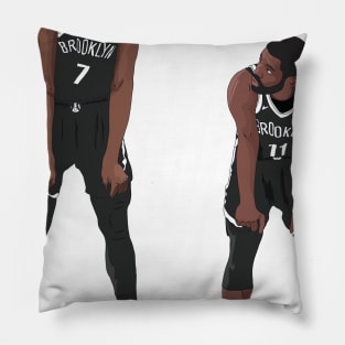 Kevin Durant and Kyrie Irving Brooklyn Nets Pillow