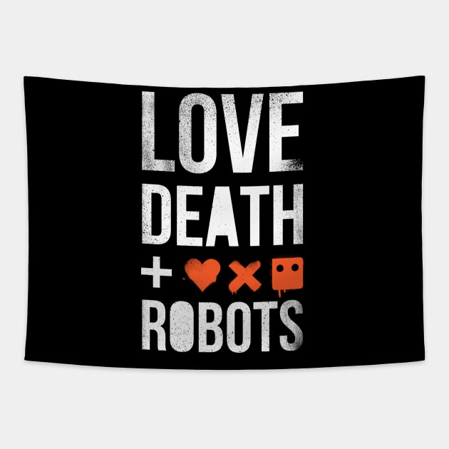 Love Death + Robots Tapestry by Hataka