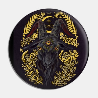 Black Goat of the Woods Pin