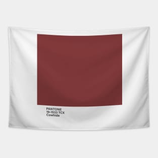 pantone 19-1533 TCX Cowhide Tapestry