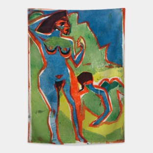 Bathing Women Tapestry