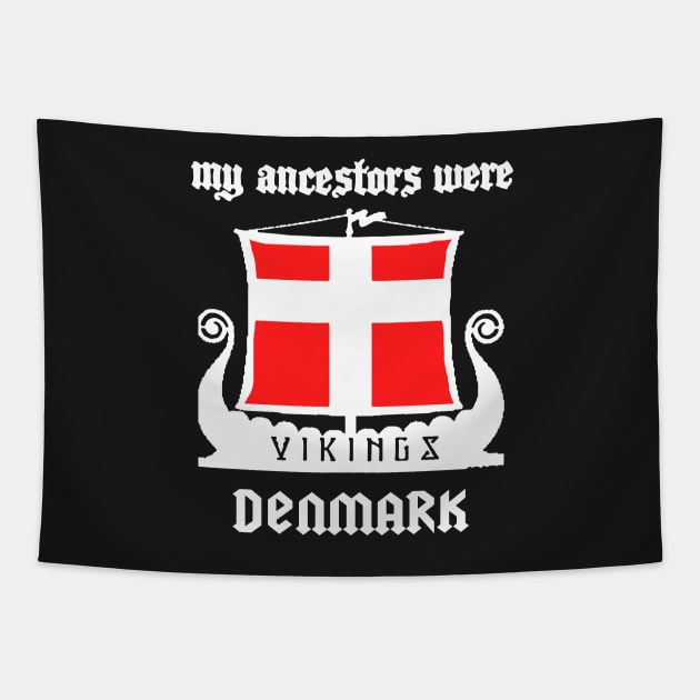 danish - VIKINGS DENMARK Tapestry by mariejohnson0