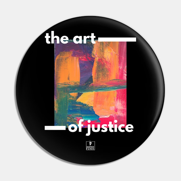 Art of Justice Canvas Pin by OCJF