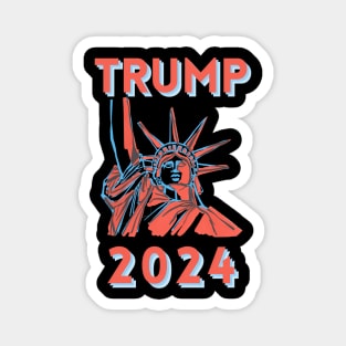 Statue Of Liberty Trump 2024 Magnet