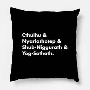 Lovecraft's Great Old Ones & Outer Gods Four Pillow