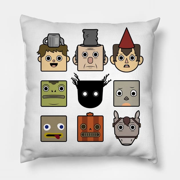 Pals from the Woods - Over the Garden Wall Pillow by Pajamamas