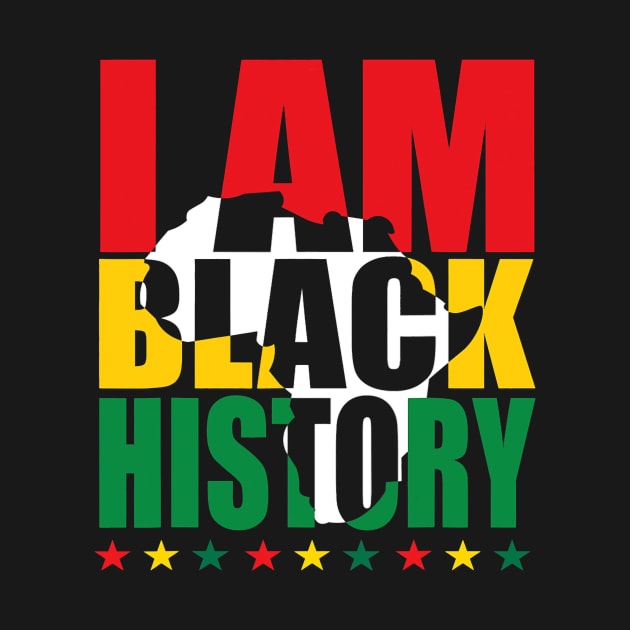 I Am Black History African American Black History Month 2023 by omorihisoka