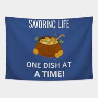 Food bloggers savor dishes Tapestry