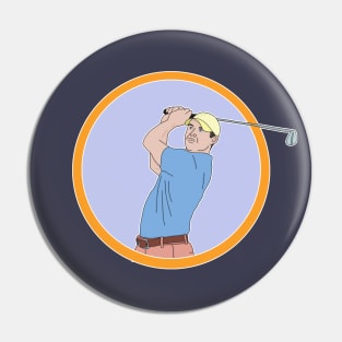 Golf Player Pin