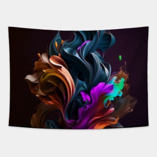 Color explosion, Colorful, With pattern, Space Tapestry