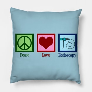 Peace Love Endoscopy Pillow