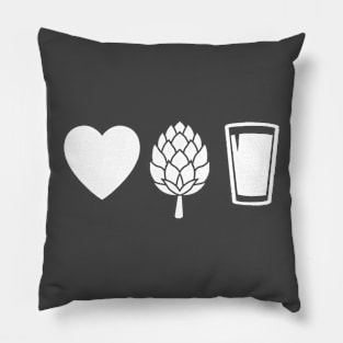 Love Hops & Beer Pillow