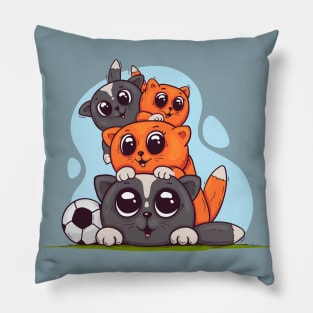 Cute baby cats Pillow