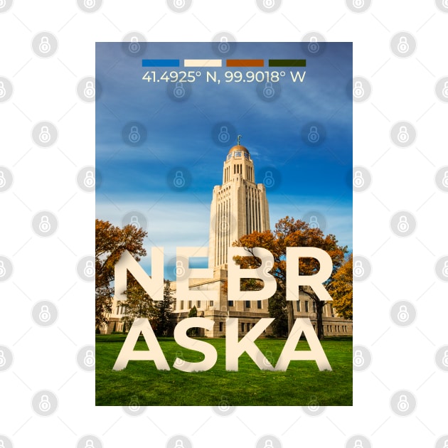 Nebraska Travel Poster by mardavemardave