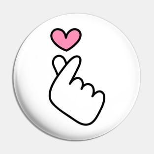 Finger Heart Pin