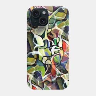 Maximalism Abstract Expressionism Phone Case