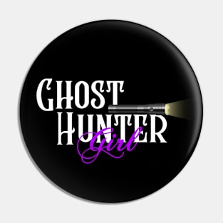 Ghost Hunter Girl Pin