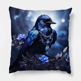 Gem Raven Pillow