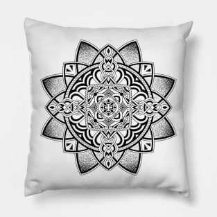 Geometric Mandala Pillow