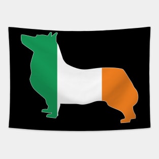 Swedish Vallhund Ireland Flag Filled Tapestry