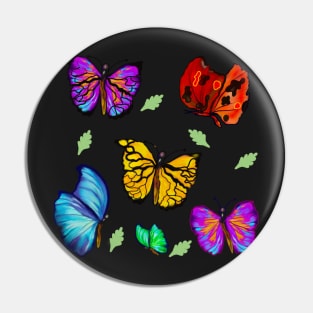 Butterfly pattern pack set Pin