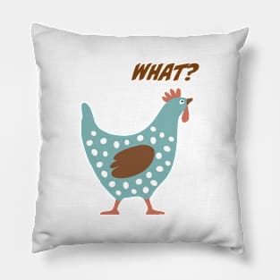 What?  The Chicken and Rooster Pillow