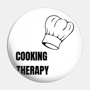 Cooking Therapy Minimal shirt Pin