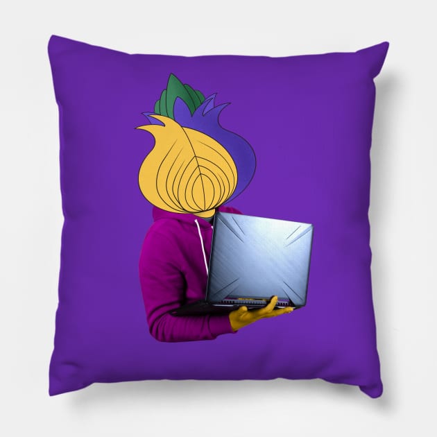 Funny tor - Expect us T-Shirt Pillow by DAVID COVID 19 T-Shirt