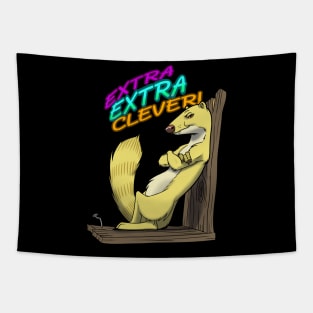 Gef the Extra Clever Mongoose Tapestry