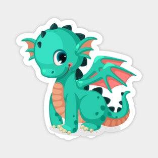 cute funny dragon Magnet