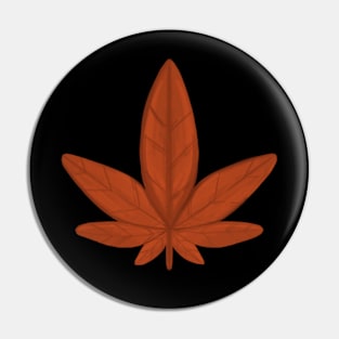 Autumn Leaf Design Pin