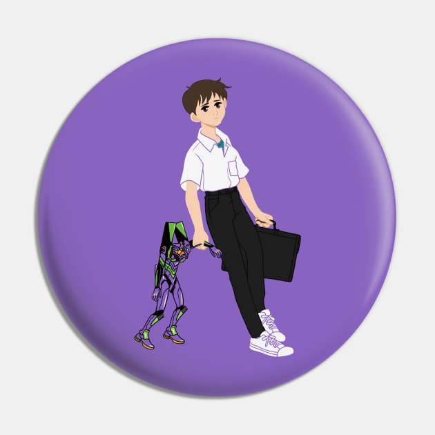 Shinji Ikari Pin by Janikainen